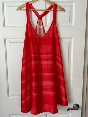 Lou & Grey Red Striped Dress